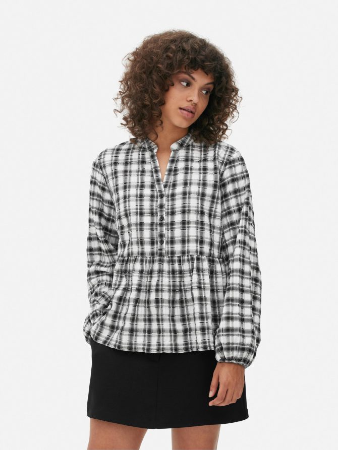 Check Blouse - Image 2