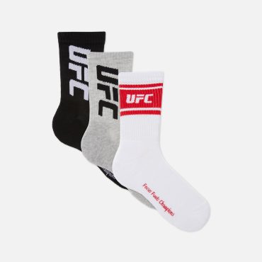 3-Pack UFC Sports Socks