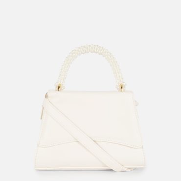 Beaded Handle Crossbody Bag