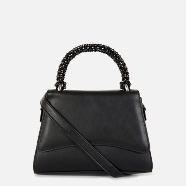 Beaded Handle Crossbody Bag