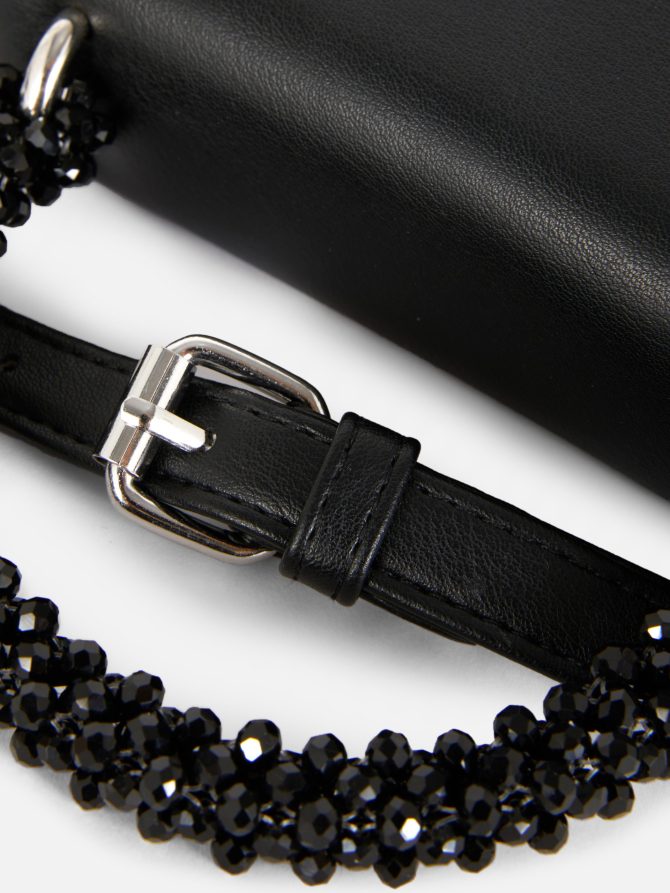 Beaded Handle Crossbody Bag - Image 3