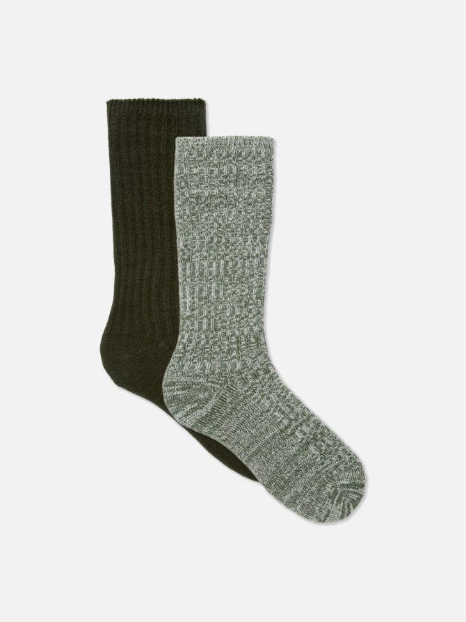 2-Pack Crew Boot Socks