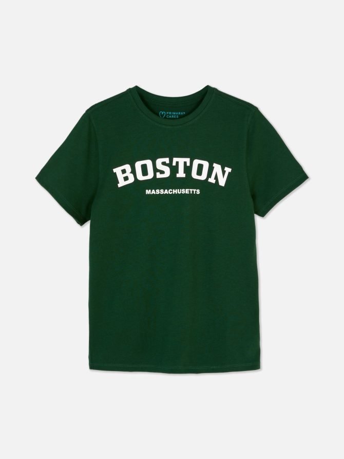 Boston Print T-Shirt