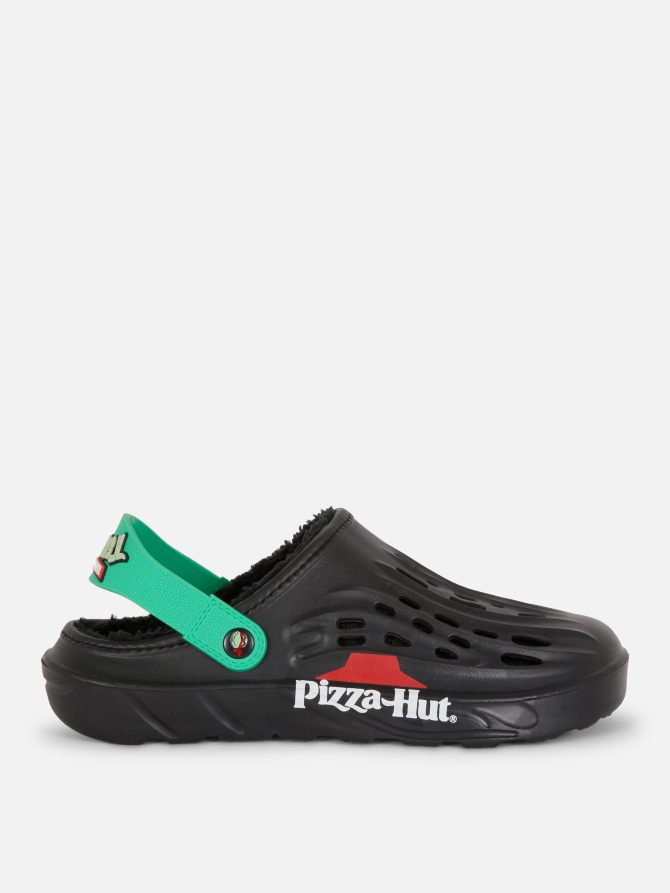 Teenage Mutant Ninja Turtles Pizza Hut Lined Clogs