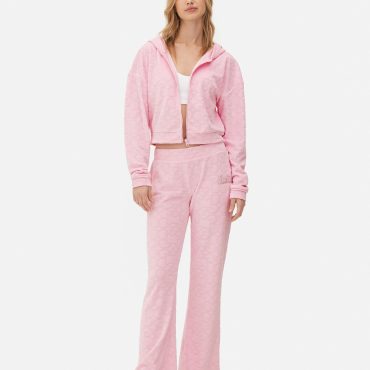 Women's Barbie The Movie Velour Zip Hoodie