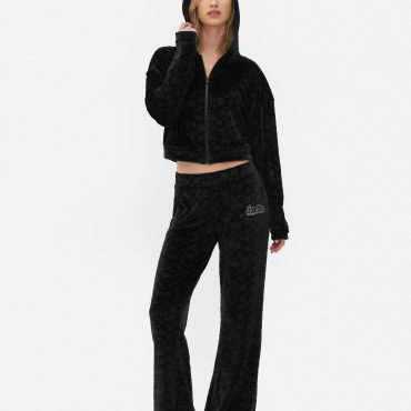 Women's Barbie The Movie Velour Zip Hoodie