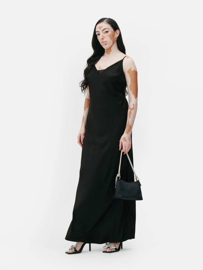 Satin Slip Maxi Dress