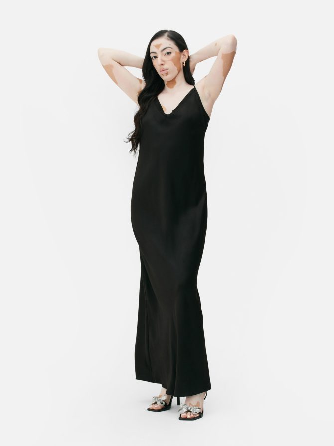 Satin Slip Maxi Dress - Image 2