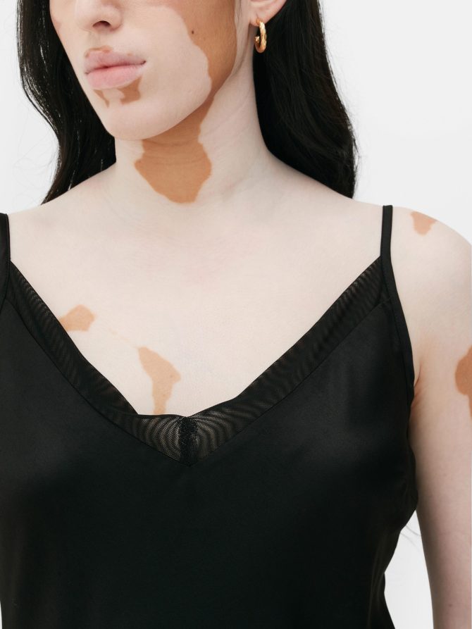 Satin Slip Maxi Dress - Image 3