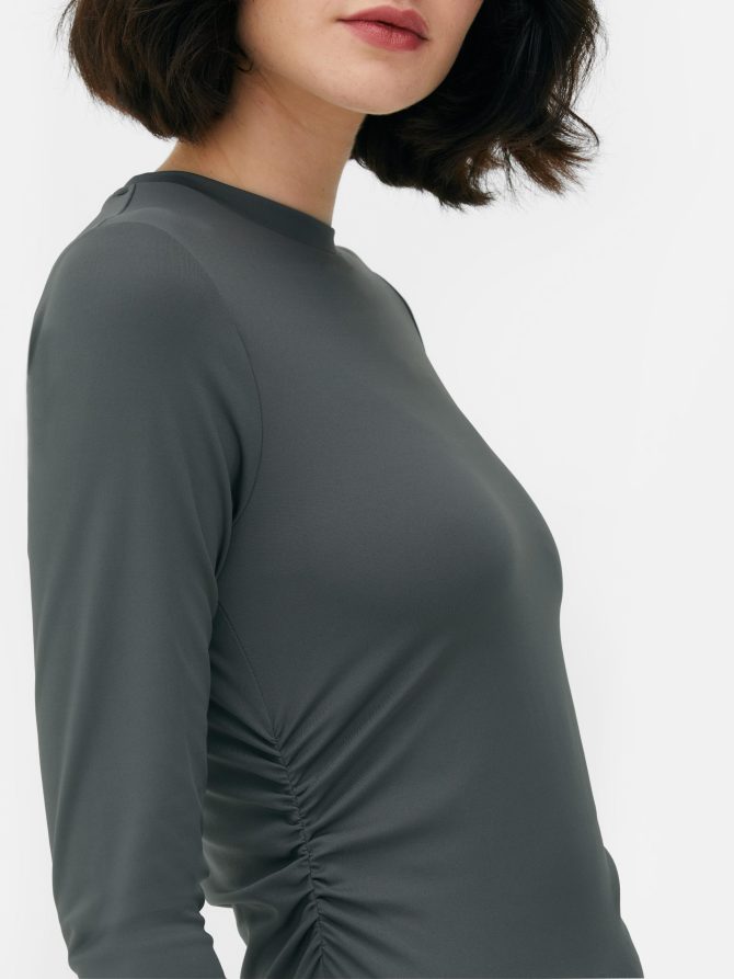 Ruched Side Mini Dress - Image 3