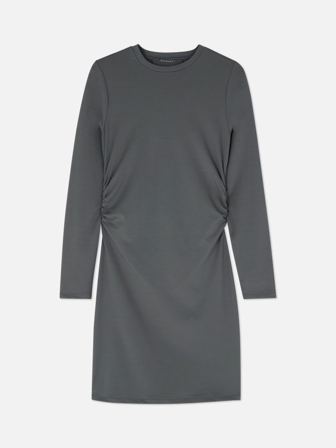 Ruched Side Mini Dress - Image 5