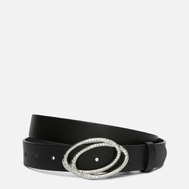 Rhinestone Buckle Belt