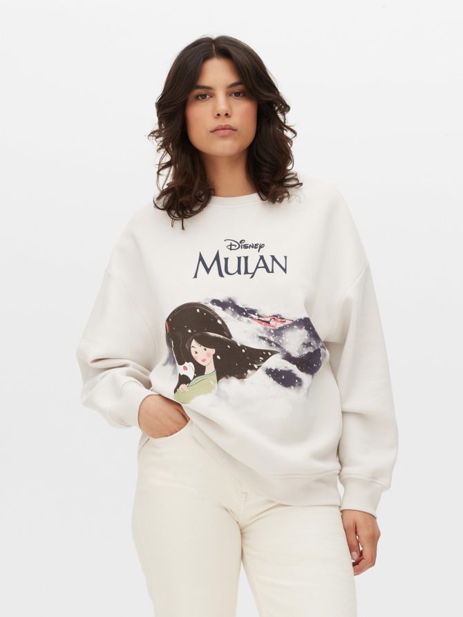 Disney’s Mulan Oversized Sweatshirt - Image 2
