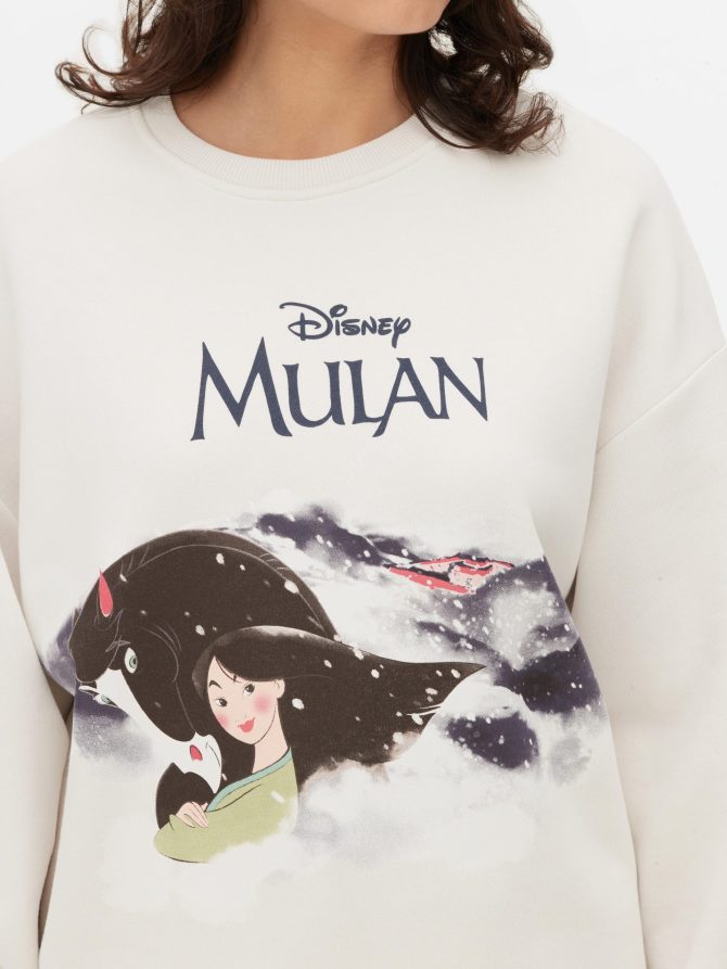 Disney’s Mulan Oversized Sweatshirt - Image 3