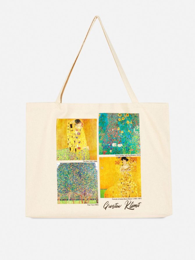 Gustav Klimt XL Canvas Bag