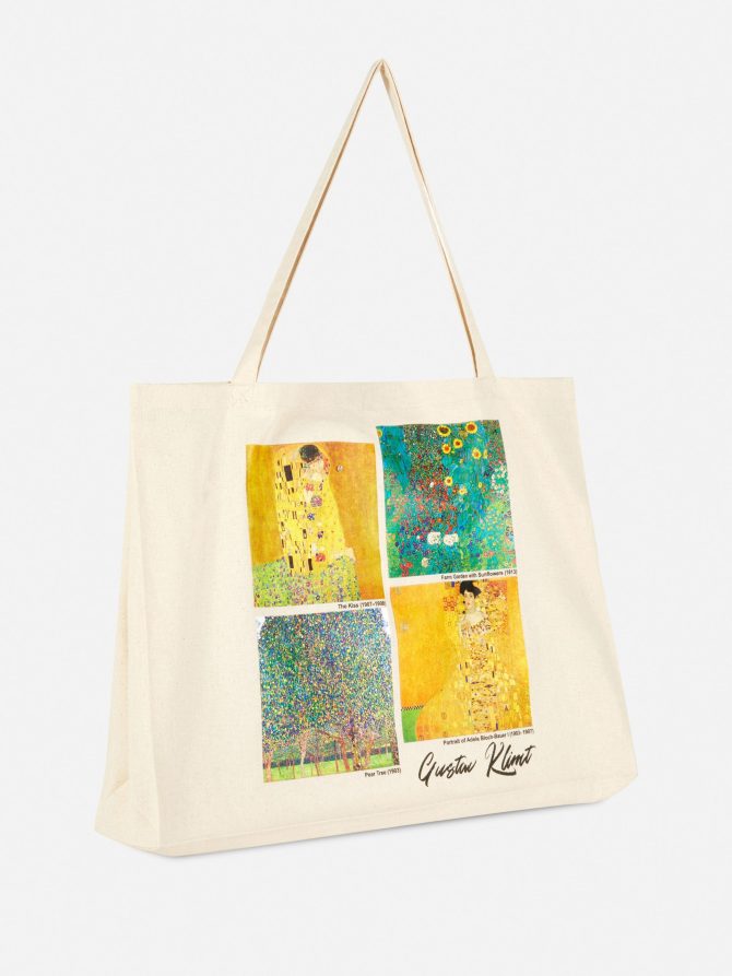 Gustav Klimt XL Canvas Bag - Image 2