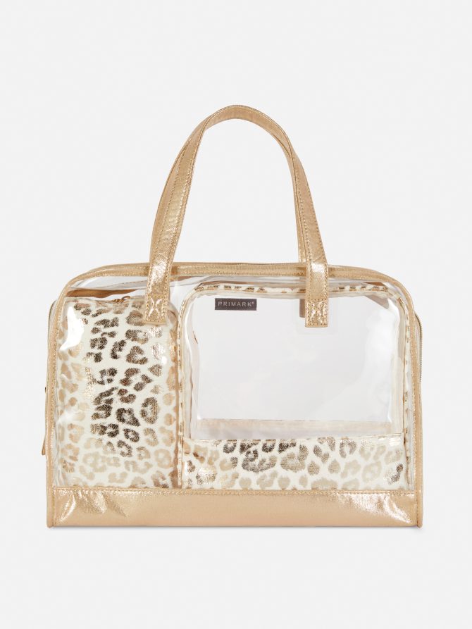 Leopard Print 3-in-1 Makeup Bag - Image 4