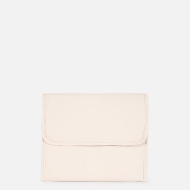 Faux Leather Hanging Toiletry Bag