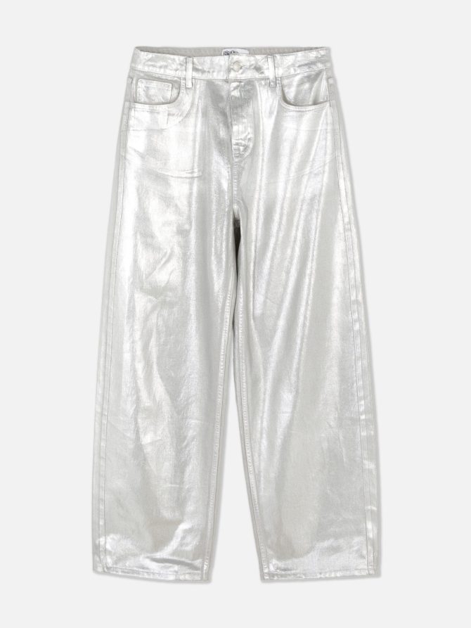 Rita Ora Metallic Wide Leg Pants - Image 6