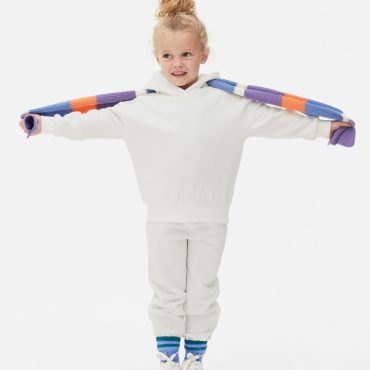Hoodie and Drawstring Joggers Set