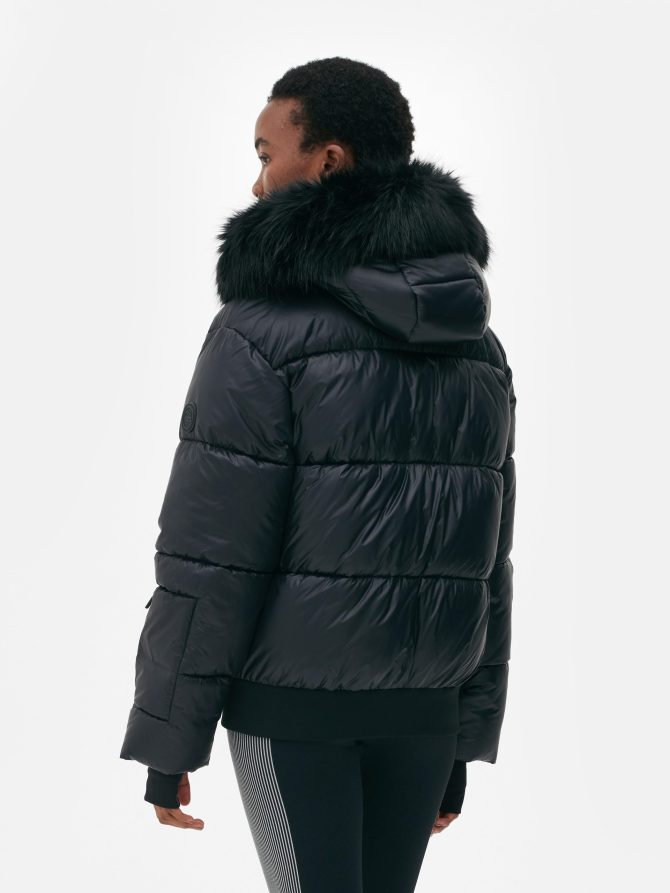 Faux Fur Hood Puffer Jacket - Image 5