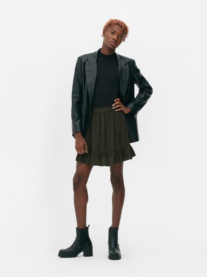 Jacquard Mini Skirt