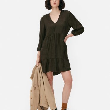 Smocking Mini Dress