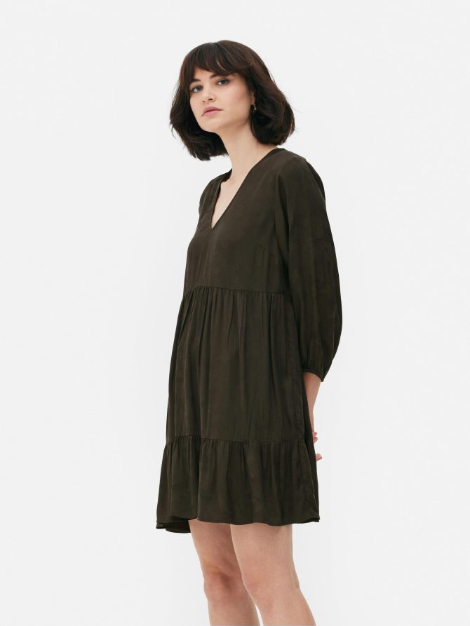 Smocking Mini Dress - Image 2