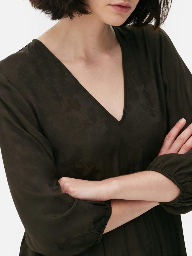 Smocking Mini Dress - Image 3