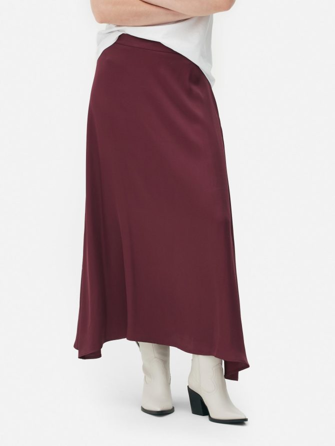 Satin Midi Skirt - Image 2