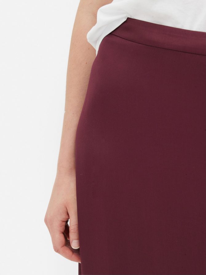 Satin Midi Skirt - Image 3