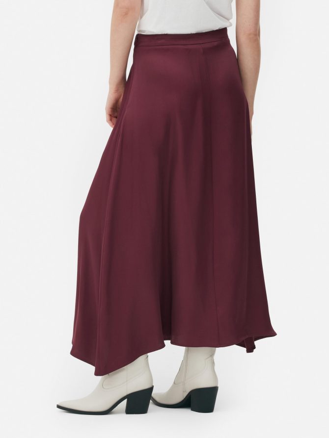 Satin Midi Skirt - Image 4
