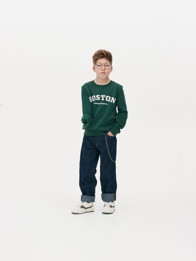 Boston Print Sweatshirt