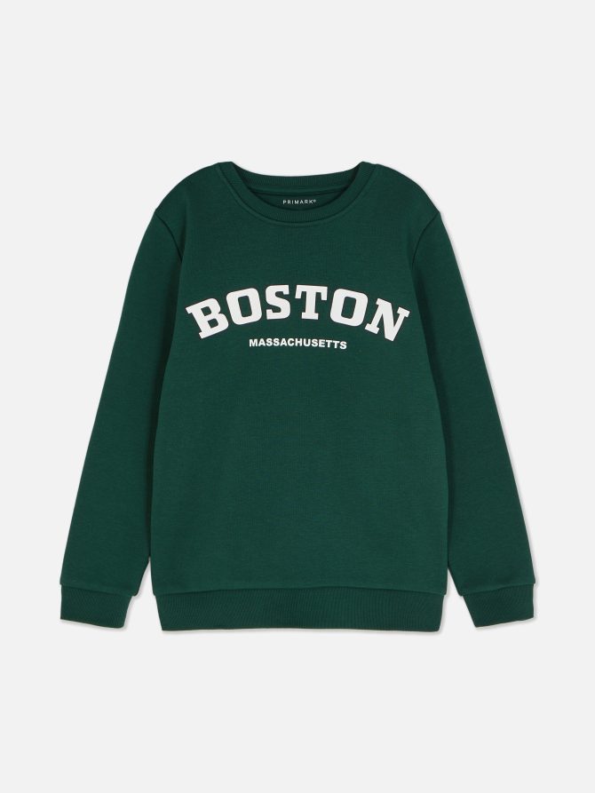 Boston Print Sweatshirt - Image 3