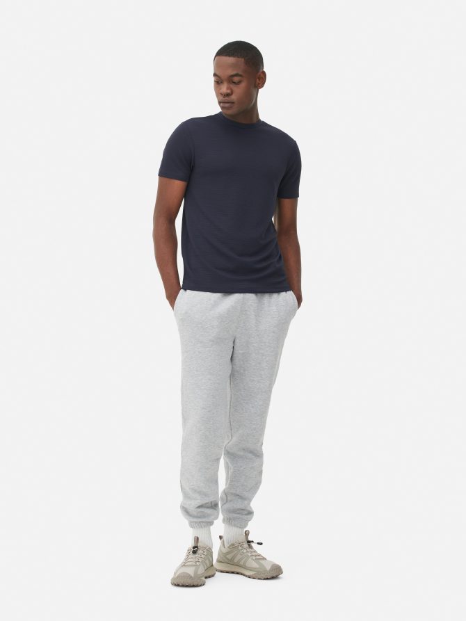 Horizontal Ribbed T-Shirt