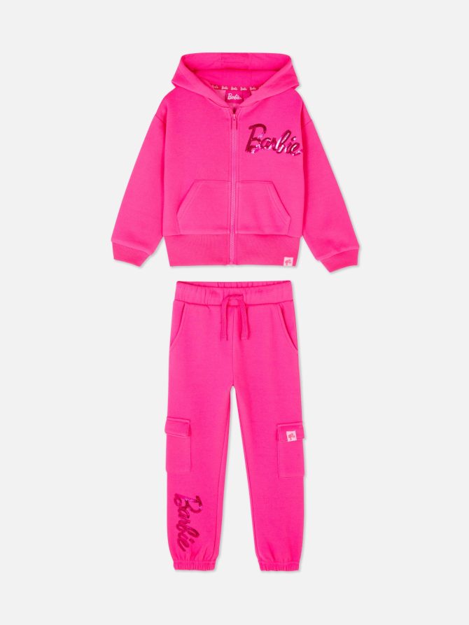 Kids' Barbie Hoodie and Joggers Set