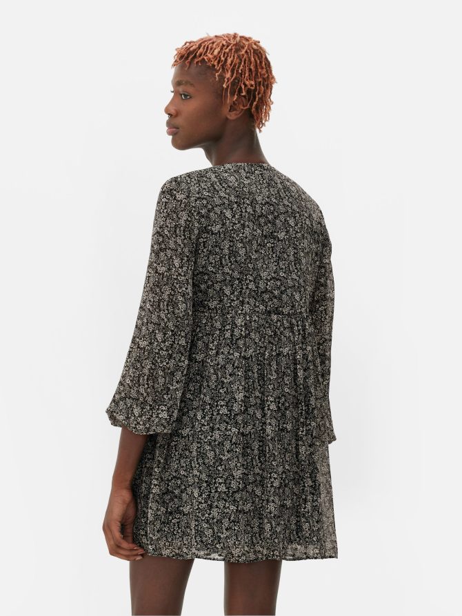 Chiffon Mini Dress - Image 4
