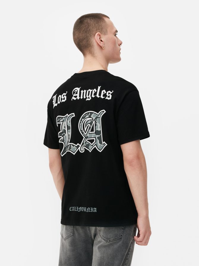 Camo Los Angeles T-Shirt - Image 4