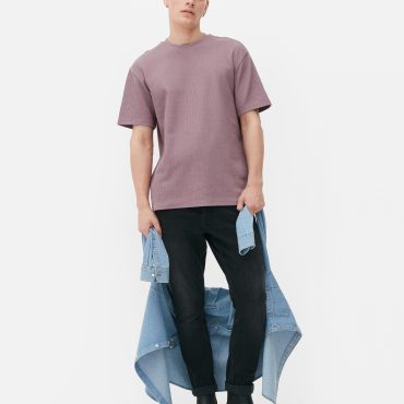 Textured Short Sleeve T-Shirt
