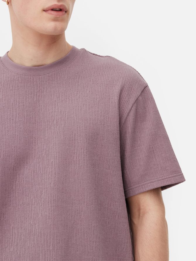 Textured Short Sleeve T-Shirt - Image 3