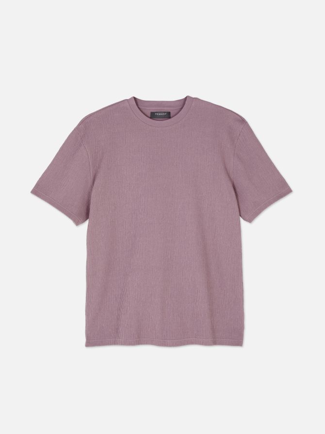 Textured Short Sleeve T-Shirt - Image 5