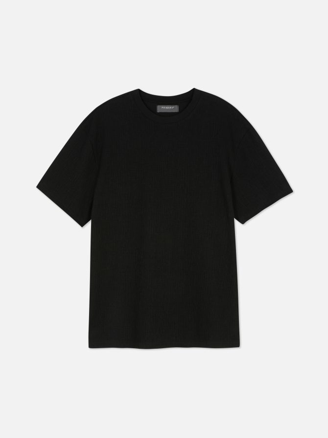 Textured Short Sleeve T-Shirt - Image 5