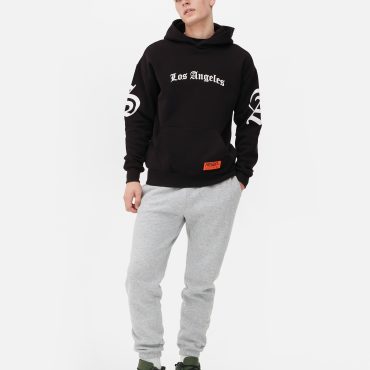 Gothic Los Angeles Print Hoodie