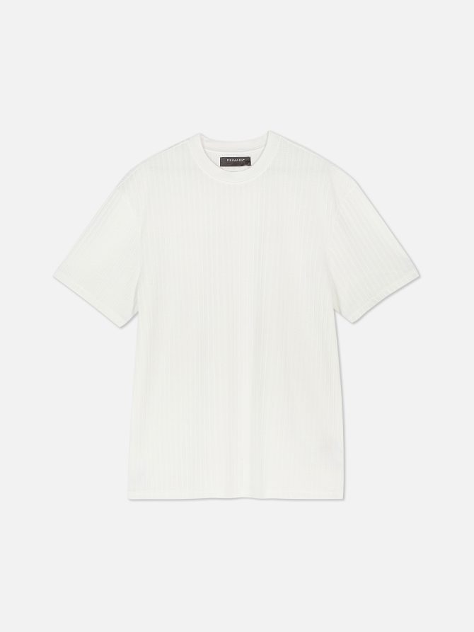 Ribbed Relaxed Fit T-Shirt - Image 5
