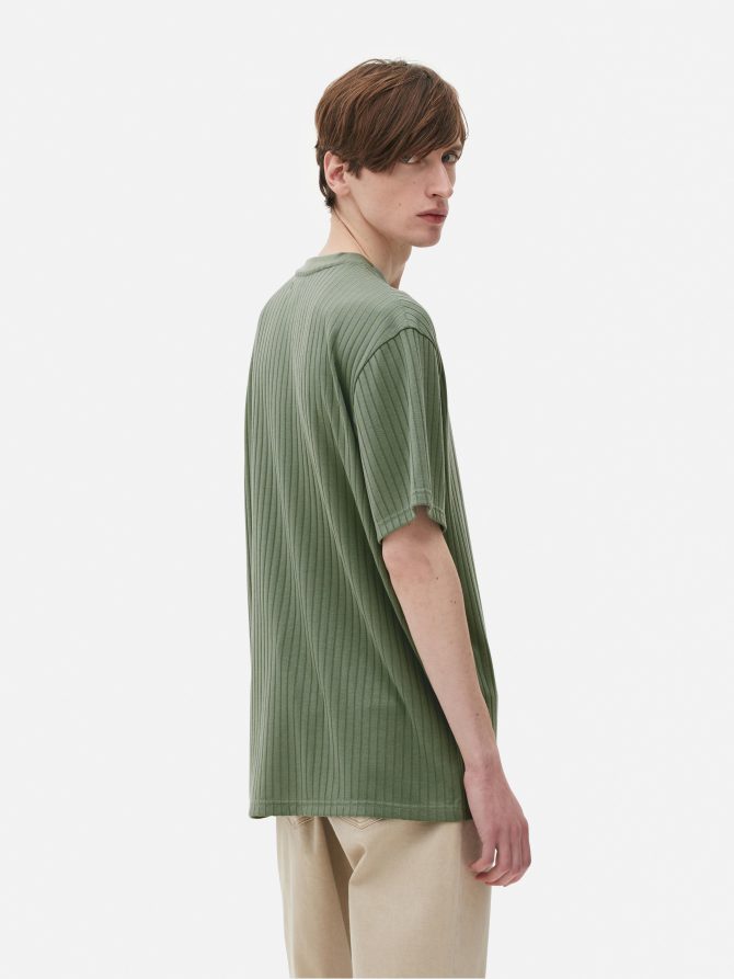 Ribbed Relaxed Fit T-Shirt - Image 4