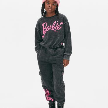 Kids' Barbie Acid Wash Sweatshirt