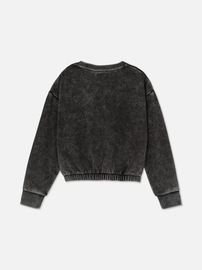 Kids' Barbie Acid Wash Sweatshirt - Image 4