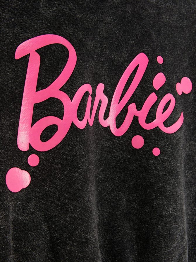 Kids' Barbie Acid Wash Sweatshirt - Image 5