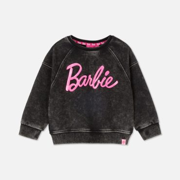 Kids' Barbie Acid Wash Sweatshirt