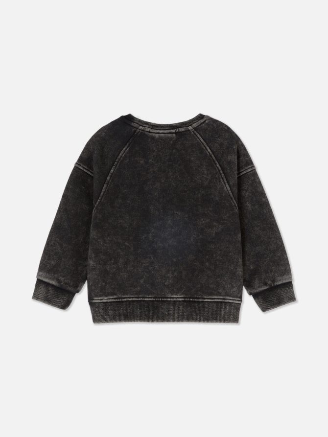 Kids' Barbie Acid Wash Sweatshirt - Image 2